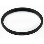 Понижающее степ кольцо 72-67мм для Canon, Nikon
