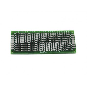 PCB 3х7 см двухсторонняя печатная плата