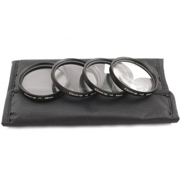 Набор макролинз 49мм Close-up, +1+2+4+10, макро