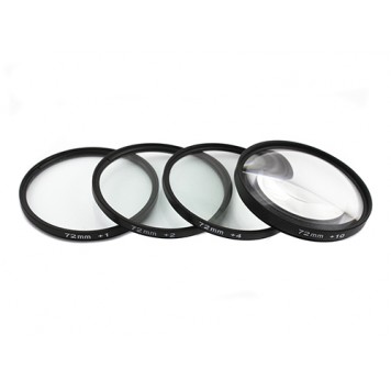 Набор макролинз 72мм Close-up, +1+2+4+10, макро