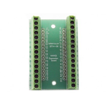 Обозначение контактов терминального адаптера для модуля Arduino Nano V3.0-1
