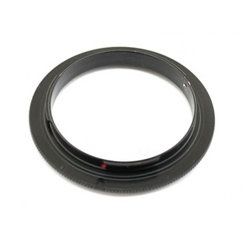 Вид на реверсивный макро адаптер Sony AF 55мм со стороны камеры-1