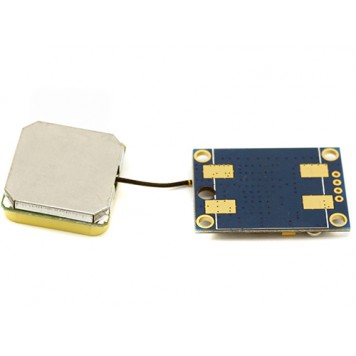 Обратная сторона Ublox NEO-6M GPS-модуля с антенной, Arduino APM2-2
