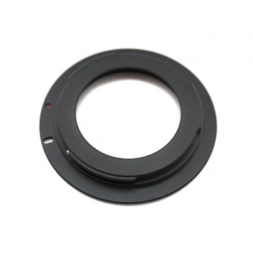 Вид на адаптер перехідник M42 - Canon EOS, фікс. скакалки з боку камери-2