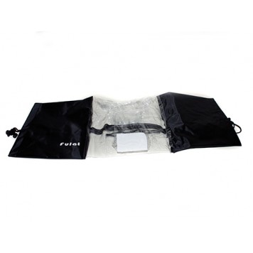 Дощовик складається  з центральної прозорої частини і бічних відділень для рук-1