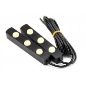 Дневные ходовые огни 2х3 LED супер яркая подсветка