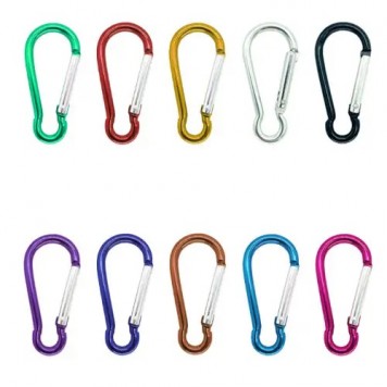 Карабін похідний алюмінієвий 4.6см 10 штук