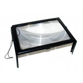 Увеличительное стекло A4, 3x лупа, подсветка