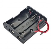 Отсек для 3 батарей AA, 4.5В бокс кейс с проводами, Arduino Отсек для 3 батарей AA, 4.5В бокс кейс с проводами, Arduino