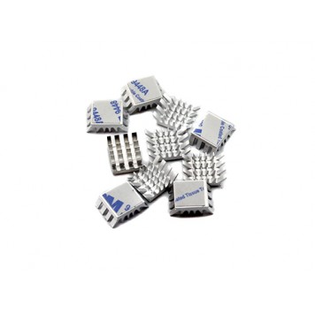 Радіатор алюмінієвий міні 14х13х6мм, клейкий, 10шт