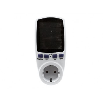 Дисплей і кнопки керування розетки енергометра-1