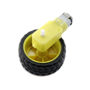 Мотор + колесо для робот. проекта, кита Arduino