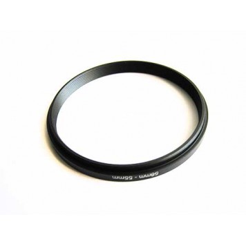 Вид на понижающее степ кольцо 58-55мм со стороны объектива-1