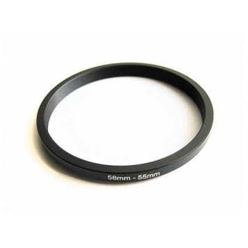 Понижающее степ кольцо 58-55мм для Canon, Nikon
