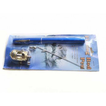 Складная походная мини-удочка + катушка, ручка в упаковке-1