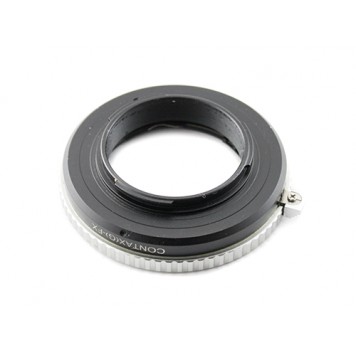 Вид на адаптер переходник Contax G - Fujifilm X (FX) со стороны камеры-1