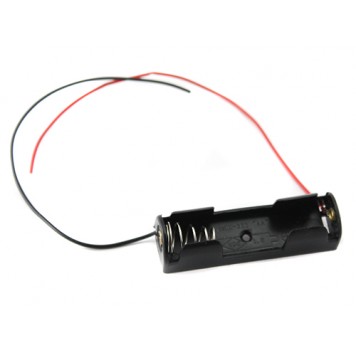 Отсек для 1 батареи AA, 1.5В бокс кейс с проводами, Arduino