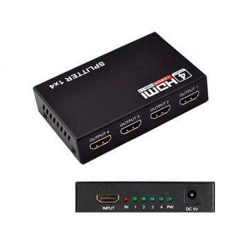 Комутатор HDMI 1x4 порту, спліттер, розгалужувач