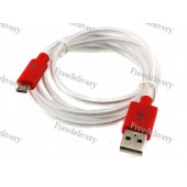 Micro USB дата кабель Samsung S3 S4 HTC светящийся