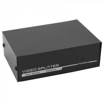 Комутатор VGA - 4 VGA, розгалужувач, сплітер, 200МГц, до 30м