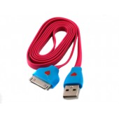 USB дата кабель для Iphone 2g 3g 4 4s, LED смайл