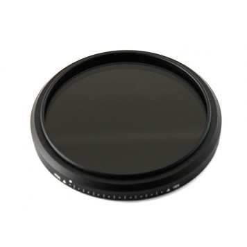 Вид на ND фильтр переменной плотности ND2-ND400, 62 мм со стороны объектива-1