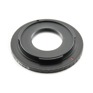 Вид на адаптер переходник C Mount - Sony NEX E со стороны камеры-1