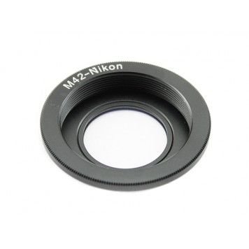 Адаптер переходник M42 - Nikon AI, корректир линза Ulata
