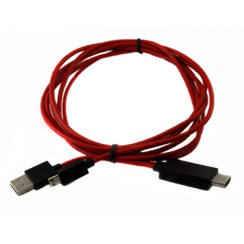 MHL кабель USB, перехідник з MicroUSB на HDMI, 1.8м