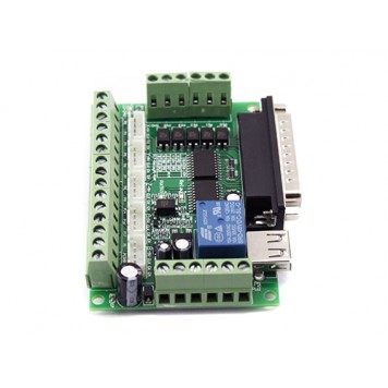 Інтерфейсна плата з опторазвязкой на 5 осей ЧПУ-4