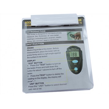 Краткое руководство пользователя толщиномера, тестера слоя краски-2