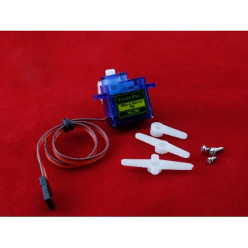 Комплект поставки сервопривода Tower Pro 9g SG90-3