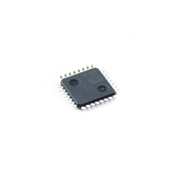 Обратная сторона чипа ATMEGA328P-AU ATMEL TQFP32 микроконтроллера-1