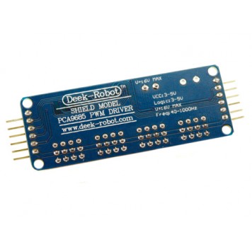 Зворотний бік 16 - кан 12 - біт ШІМ Серво контролера PCA9685 Arduino-1