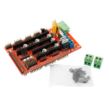 Комплект поставки платы RepRap Arduino Mega Pololu Shield, RAMPS 1.4-3