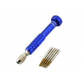 Отвертка с 5 насадками для ремонта телефонов