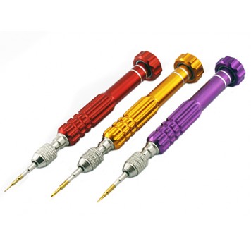 Возможные цвета корпуса отверток с 5 насадками для ремонта телефонов-2