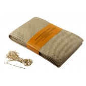 Обшивка чохол на кермо зі шкірозамінника, 37-38см, бежева