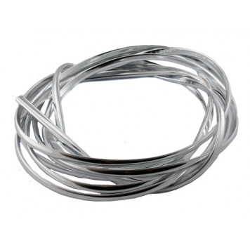 Декоративна молдинг стрічка під хром для авто, 4м