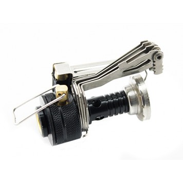 Портативная туристическая газовая горелка, кемпинг со сложенными опорами-2