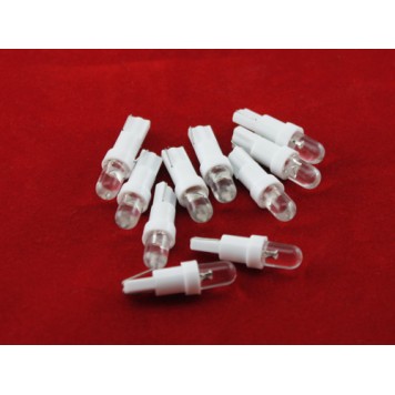 10х LED T5 лампа в автомобиль, подсветка, белая