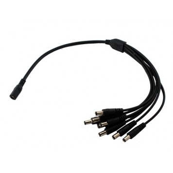 Сплиттер разветвитель питания 1х8, 5.5x2.1мм, CCTV