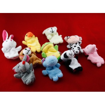 М'яка іграшка на палець, ляльковий театр, 10 шт