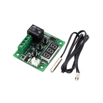 Цифровой мини термостат W1209, -50~110С, 10А, 12В