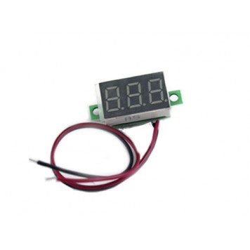 Цифровий вольтметр 4,5 - 30 В LED вимірювач вольтажа