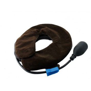 Надувна подушка для шиї , ортопедичний комір в здутому стані-1