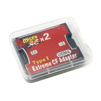 MicroSD, 2x TF-CompactFlash CF Type I адаптер при поставці в пластиковому пеналі-2