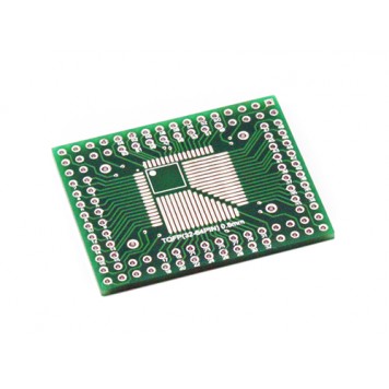 Зворотний бік TQFP QFP 32-100 на DIP 32-100 перехідника адаптера-1