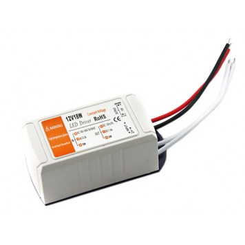 Блок живлення LED драйвер трансформатор AC-DC 220-12В 18Вт для LED-стрічок
