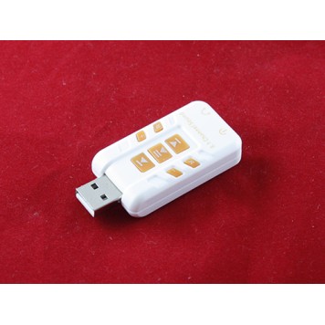 USB Звуковая карта 8.1 3D звук 7 кнопок управления